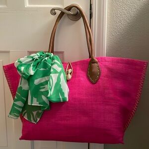 Lilly Pulitzer pink large tote